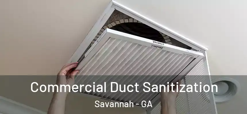 Commercial Duct Sanitization Savannah - GA