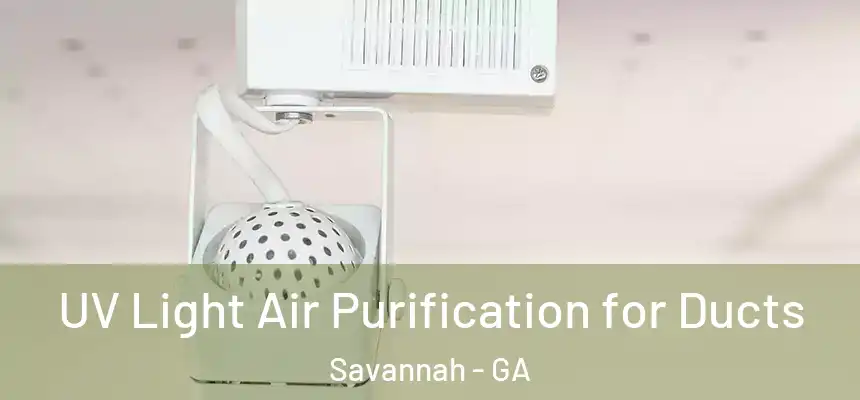  UV Light Air Purification for Ducts Savannah - GA
